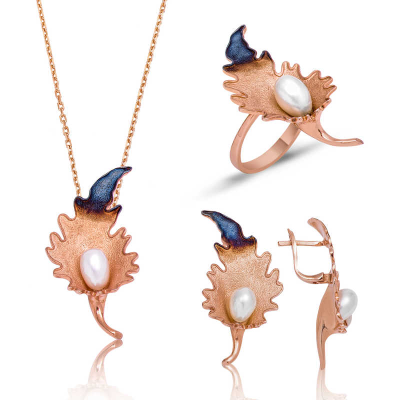 Silver Lily Flower Women’s Set
