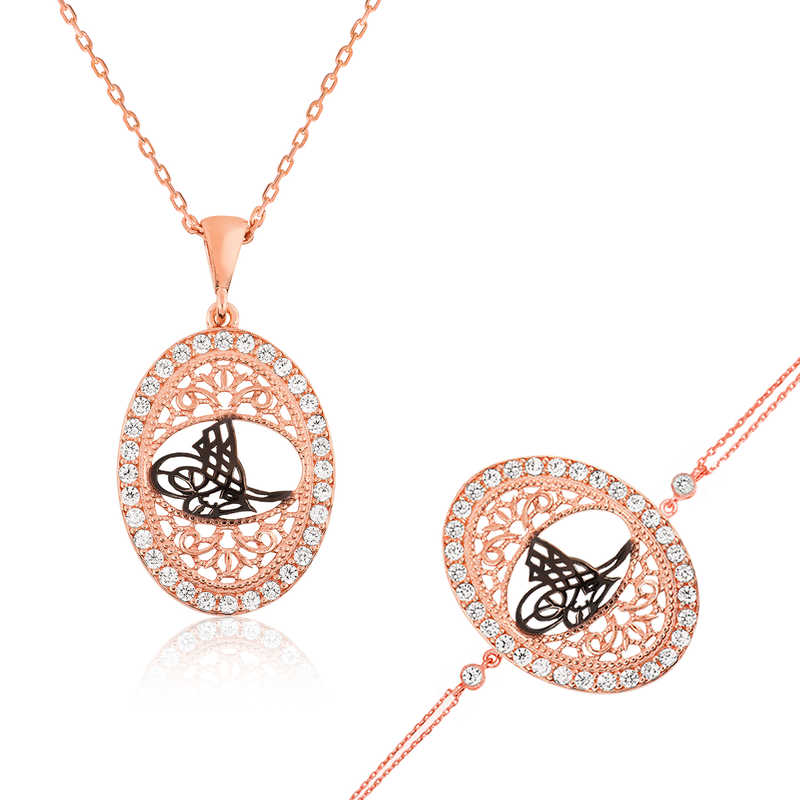 Silver Ottoman Tughra Women’s Set