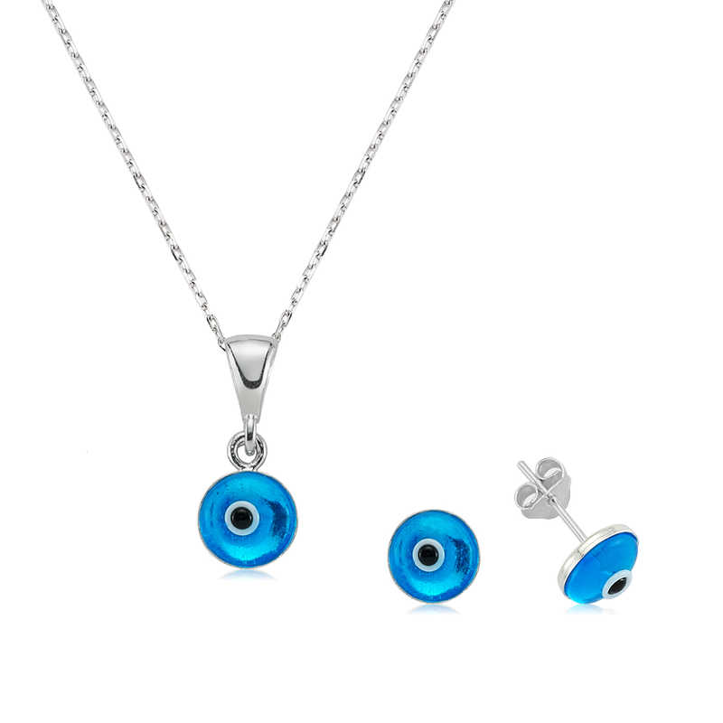 Silver Evil Eye Women’s Set