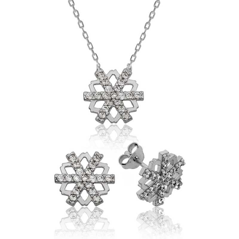 Silver Snowflake Women’s Set