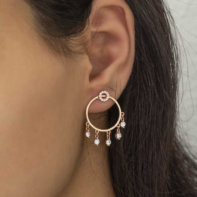 Silver Hoop Earrings for Women