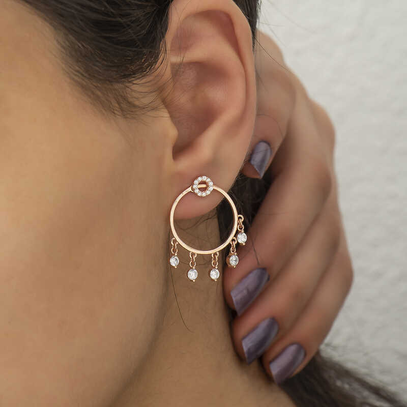 Silver Hoop Earrings for Women