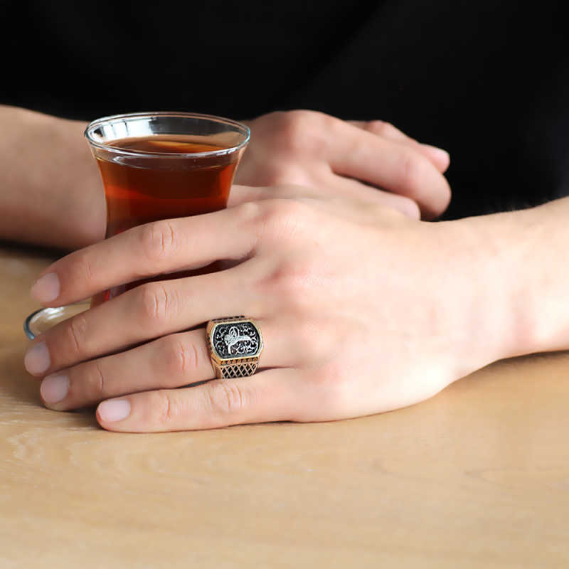Silver Tughra Men’s Ring