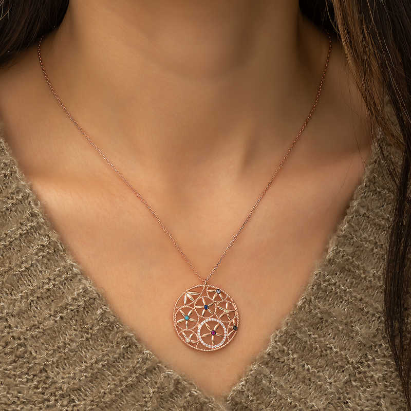 Silver Flower of Life Necklace
