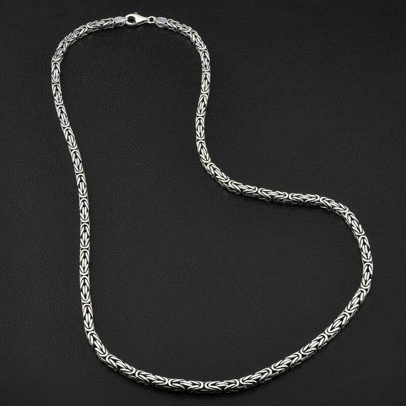 Silver King Chain - 10 mm Angled
