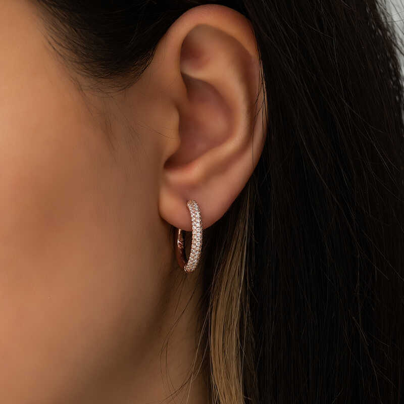 Silver Hoop Earrings for Women