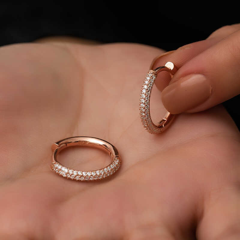 Silver Hoop Earrings for Women