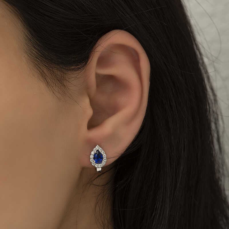 Silver Drop J Women’s Earrings