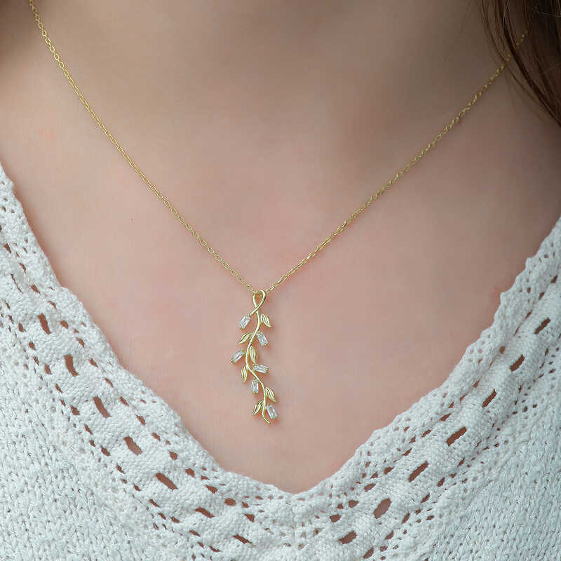Silver Gold Ivy Women’s Necklace