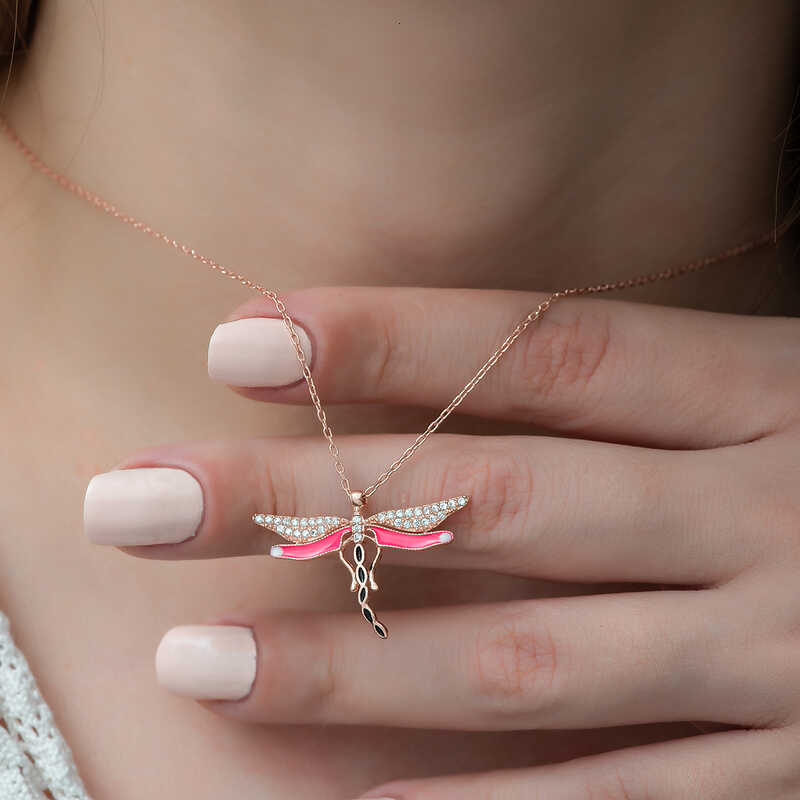 Silver Dragonfly Women’s Necklace