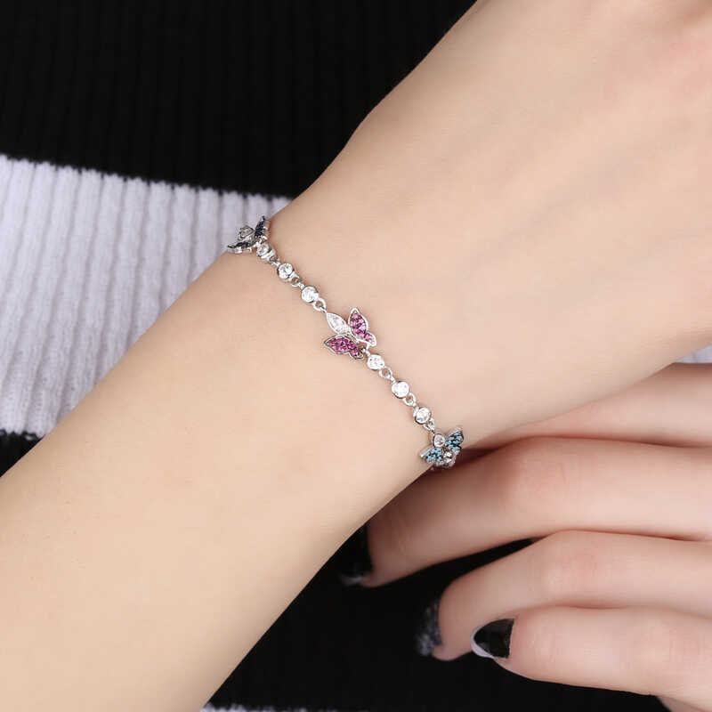 Silver Butterfly Women’s Bracelet