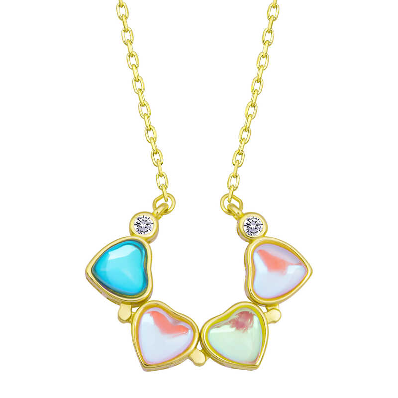 Silver Colored Openable Clover Women’s Necklace
