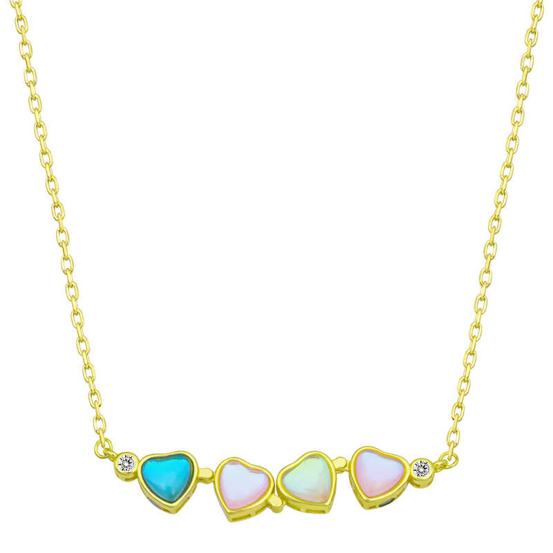 Silver Colored Openable Clover Women’s Necklace