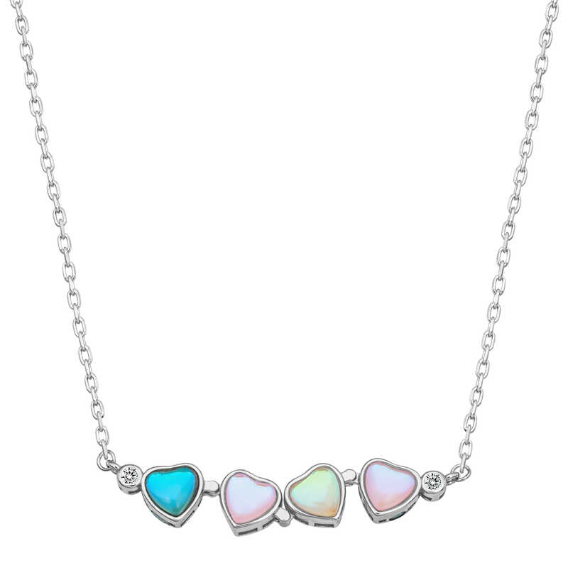 Silver Colored Openable Clover Women’s Necklace