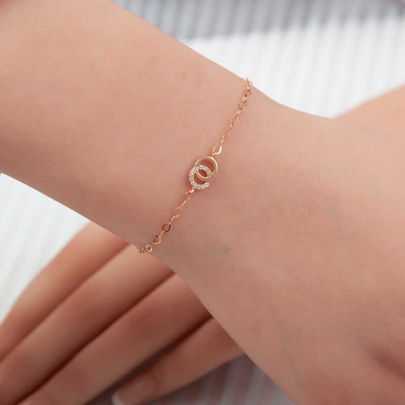 Silver Rose Joint Rings Women’s Necklace