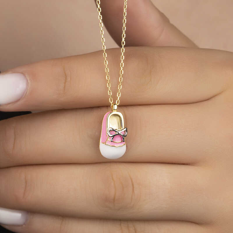 Silver Gold Girl’s Shoes Women’s Necklace