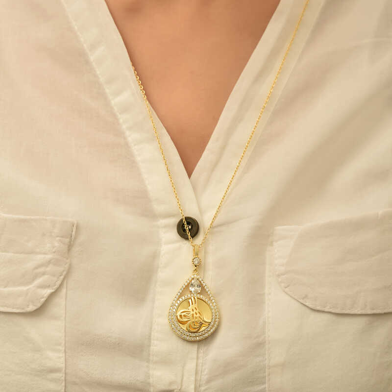Silver Gold Plated Tegra Women’s Necklace