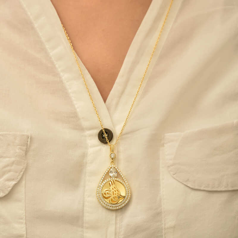 Silver Gold Plated Tegra Women’s Necklace