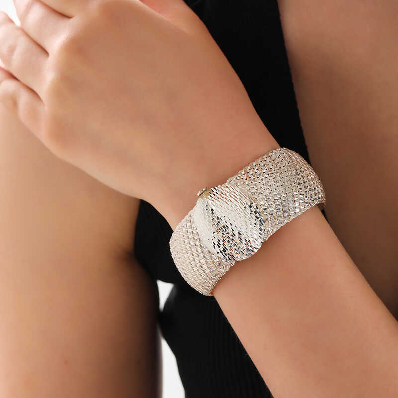 Silver Handmade Women’s Bracelet with Pen