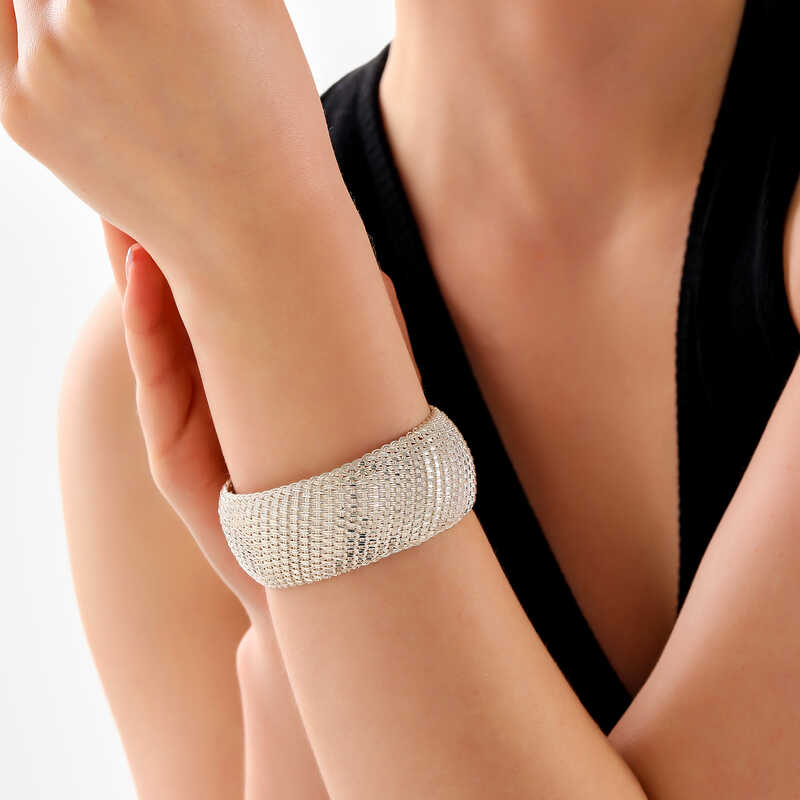 Silver Handmade Women’s Bracelet with Pen
