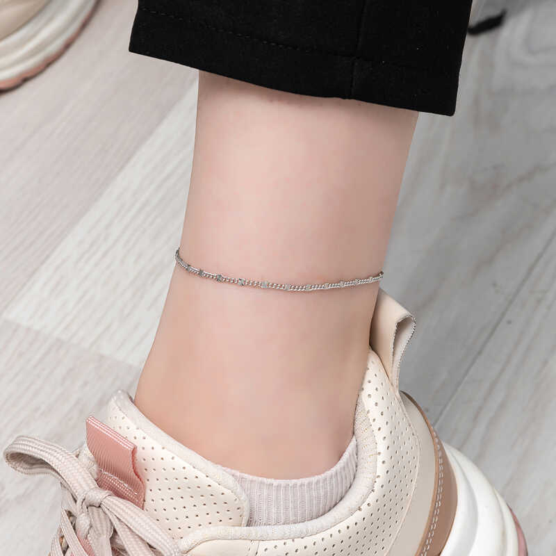 Silver Pen Anklet