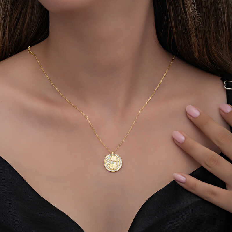 Silver Gold Elephant Motif Lucky Women’s Necklace