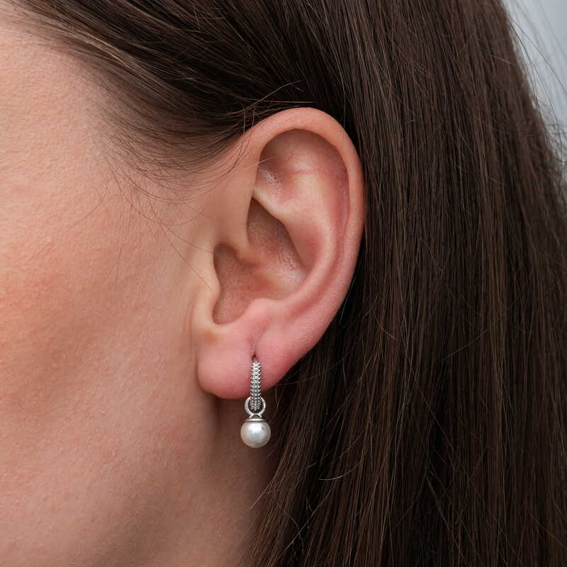 Silver Pearl Women’s Earrings