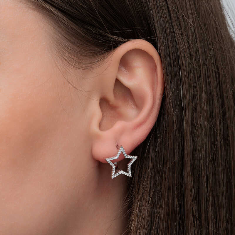Silver Star Women’s Earrings