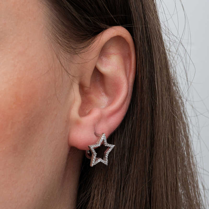 Silver Star Women’s Earrings
