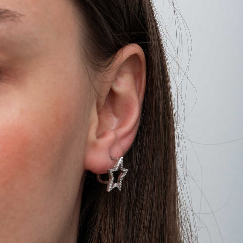 Silver Star Women’s Earrings