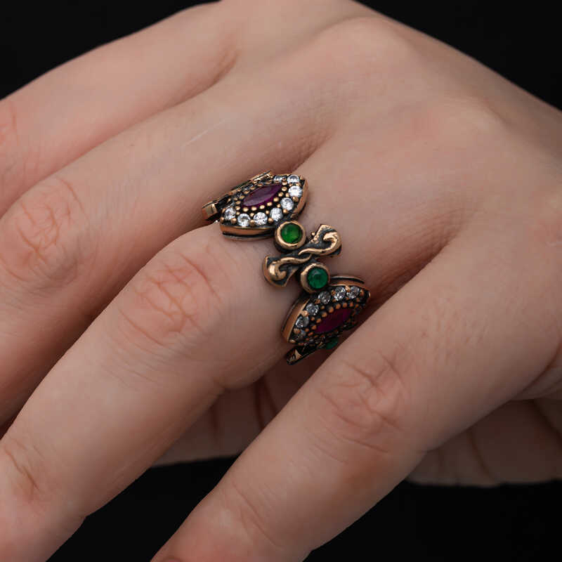 Silver Adjustable Authentic Shuttle Women’s Ring