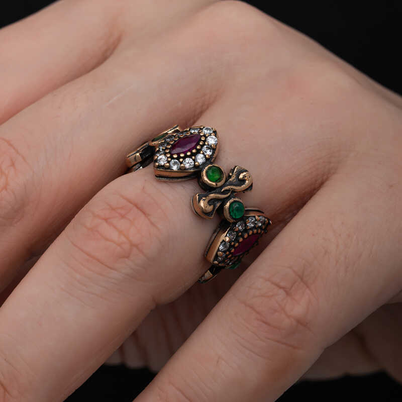 Silver Adjustable Authentic Shuttle Women’s Ring