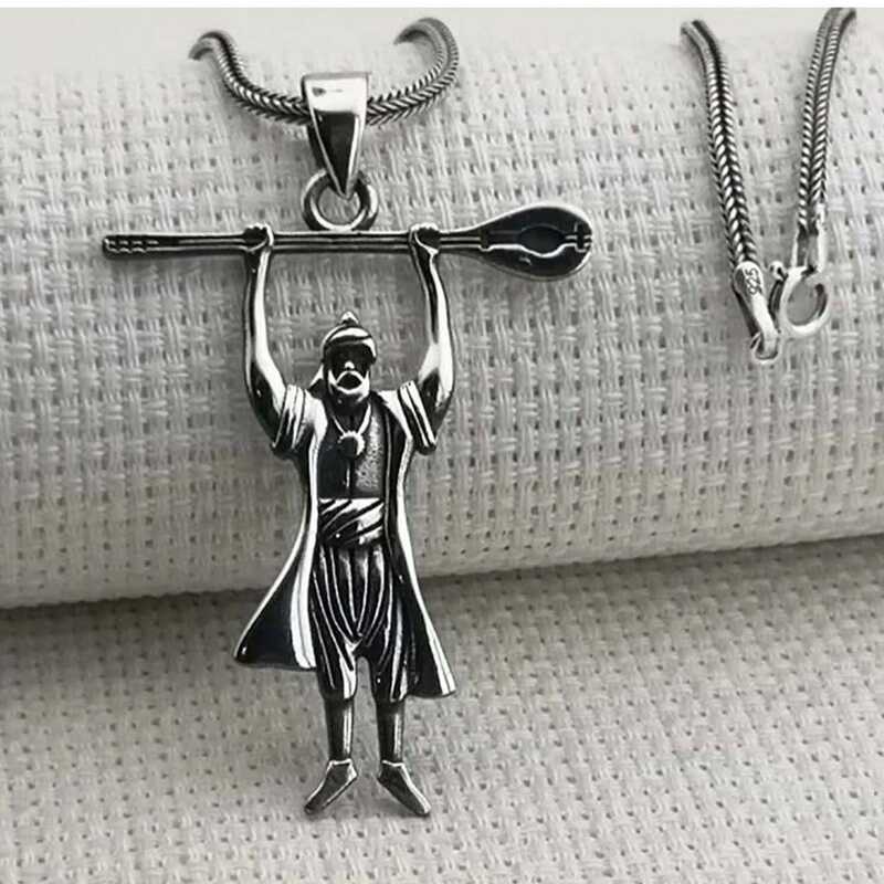 Silver Pir Sultan Abdal Men’s Necklace