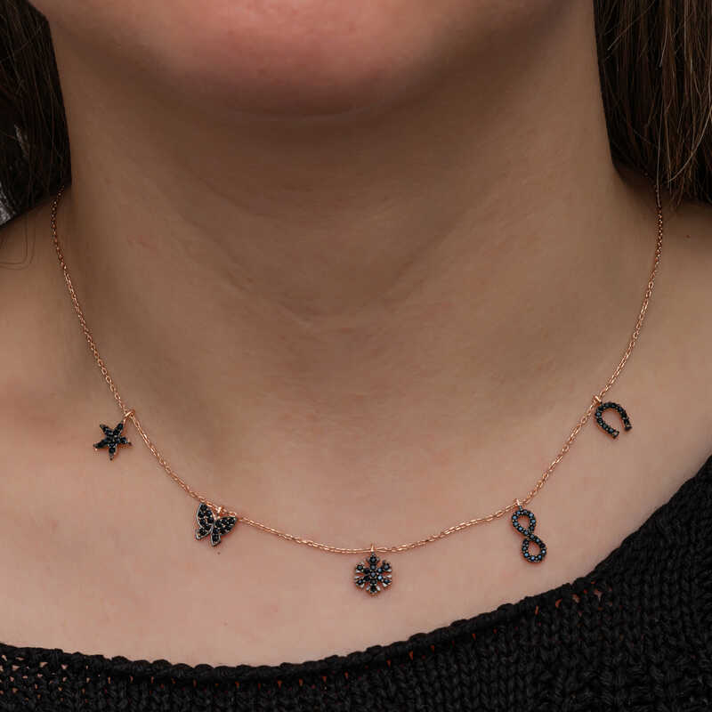 Silver Rose Lucky Women’s Necklace
