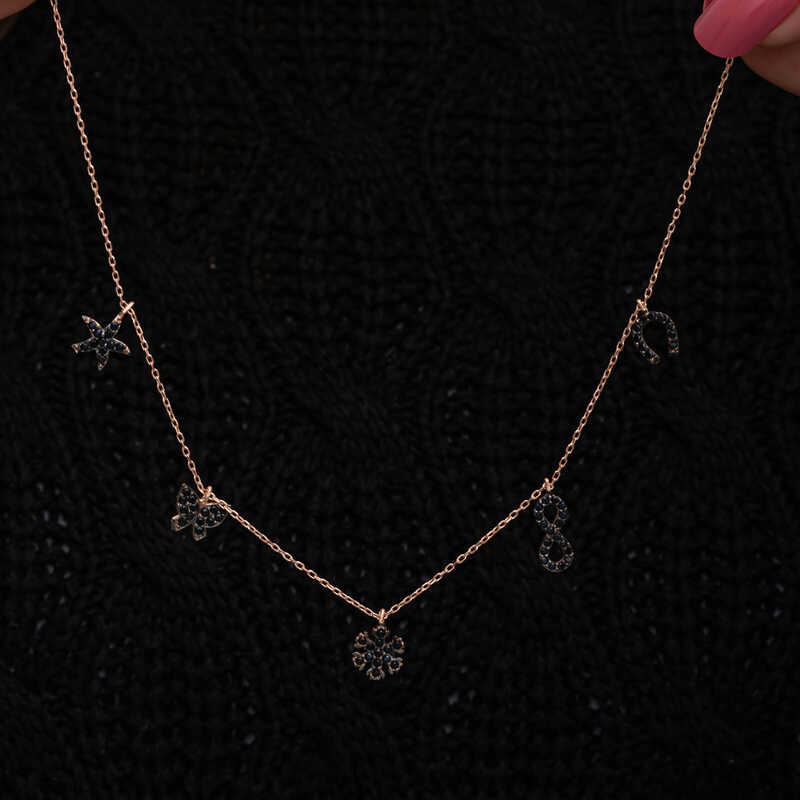Silver Rose Lucky Women’s Necklace