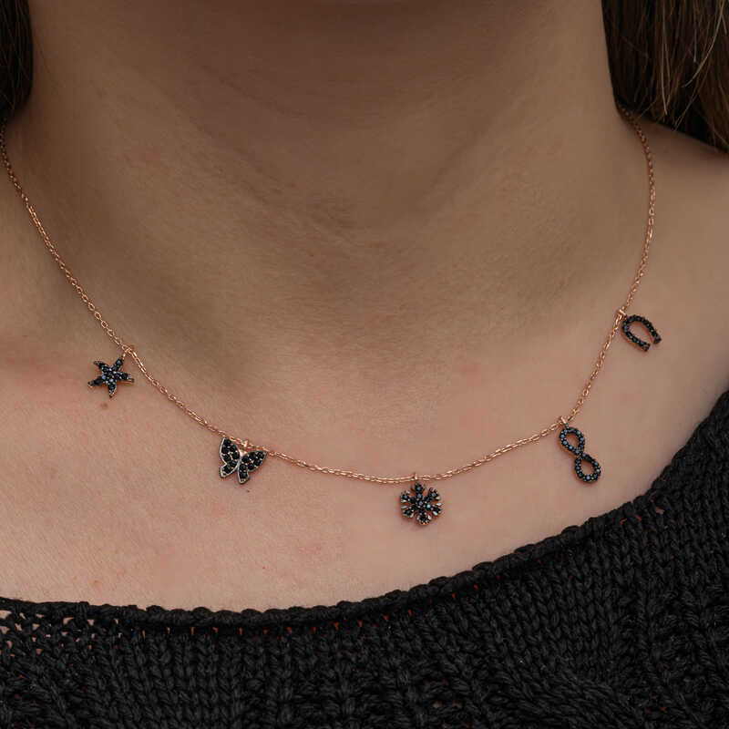 Silver Rose Lucky Women’s Necklace