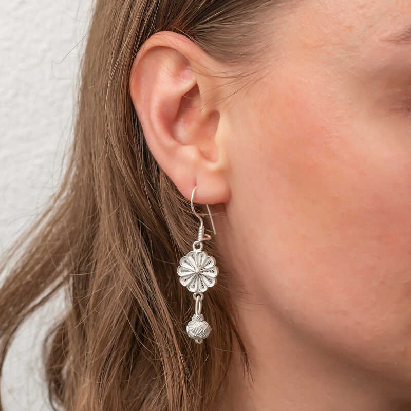 Silver Dangling Trabzon Kazaz Women’s Earrings