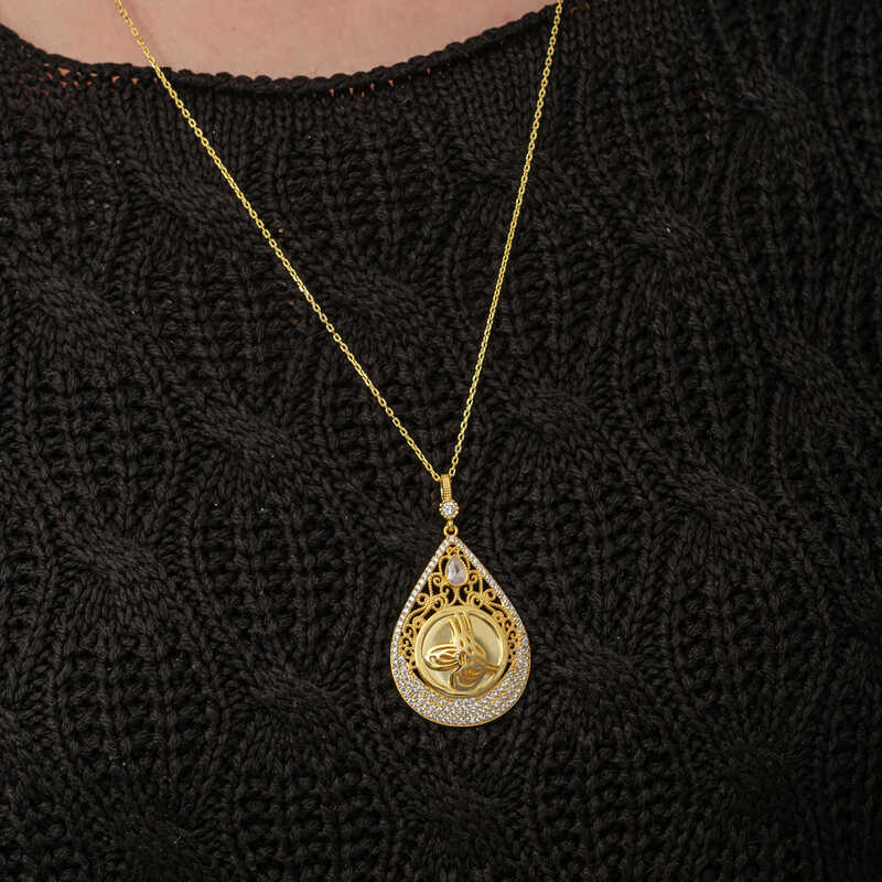 Silver Gold Plated Tegra Women’s Necklace
