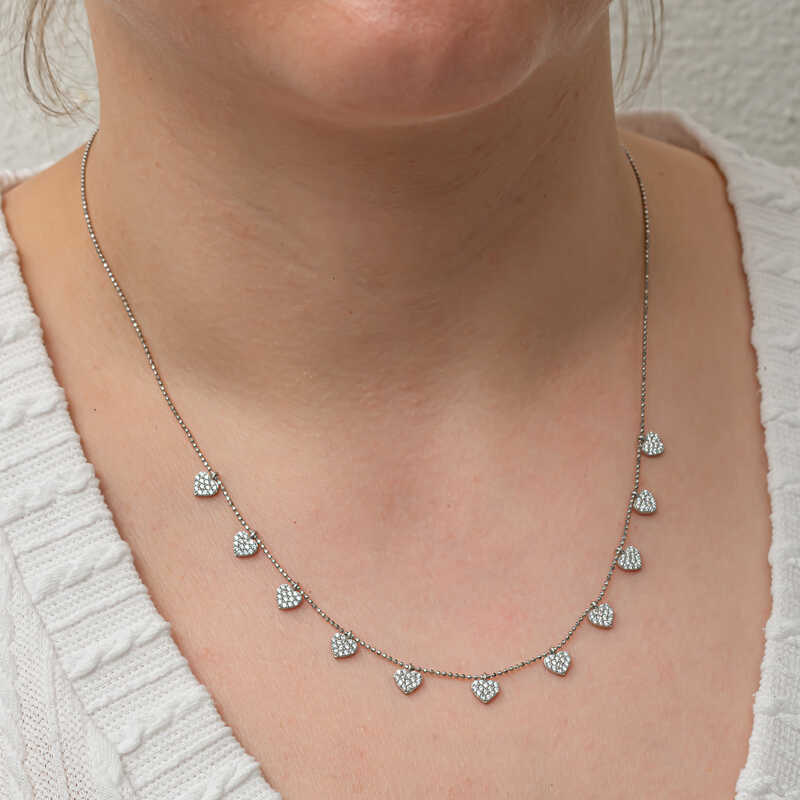 Silver Heart Lucky Women’s Necklace