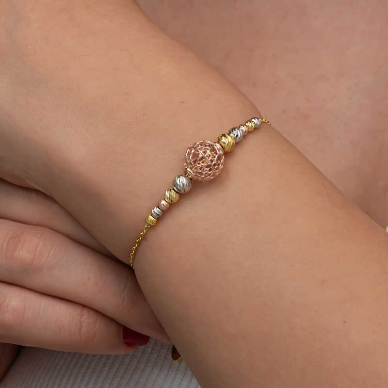 Silver Colored Ball Dorika Women’s Bracelet