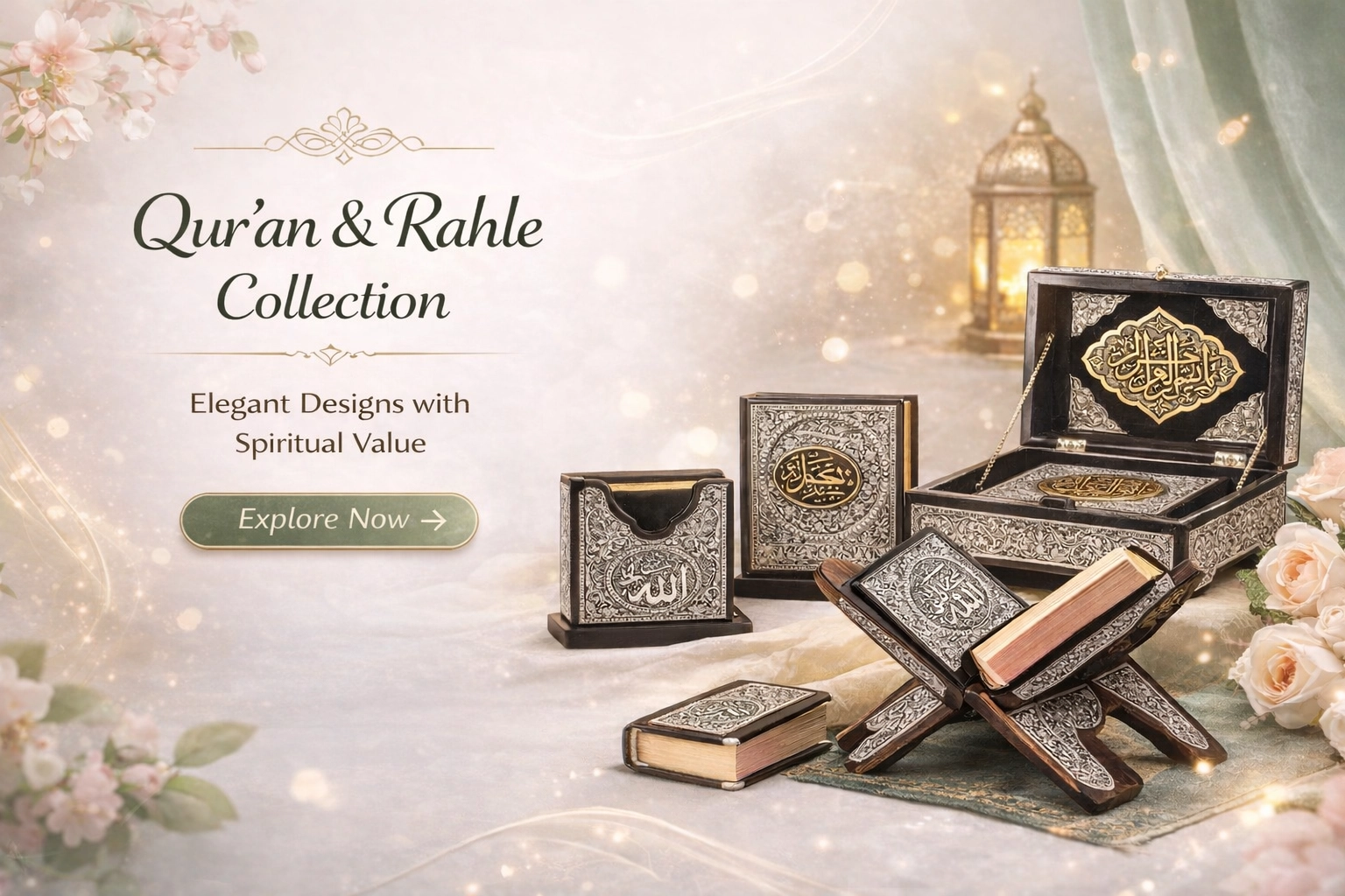Tekbir Silver 925 Quran and Rahle Designs