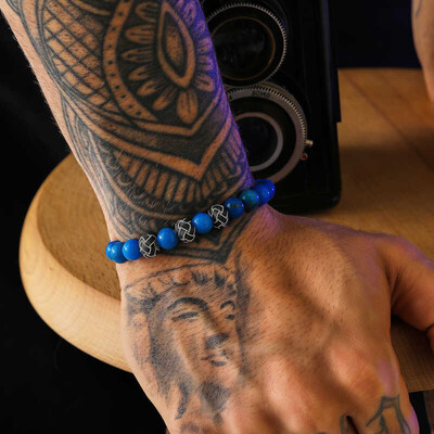 Gumush - Lapis Natural Stone Bracelet (1)