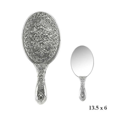 Tekbir Silver - Papatya Motifli El Aynası